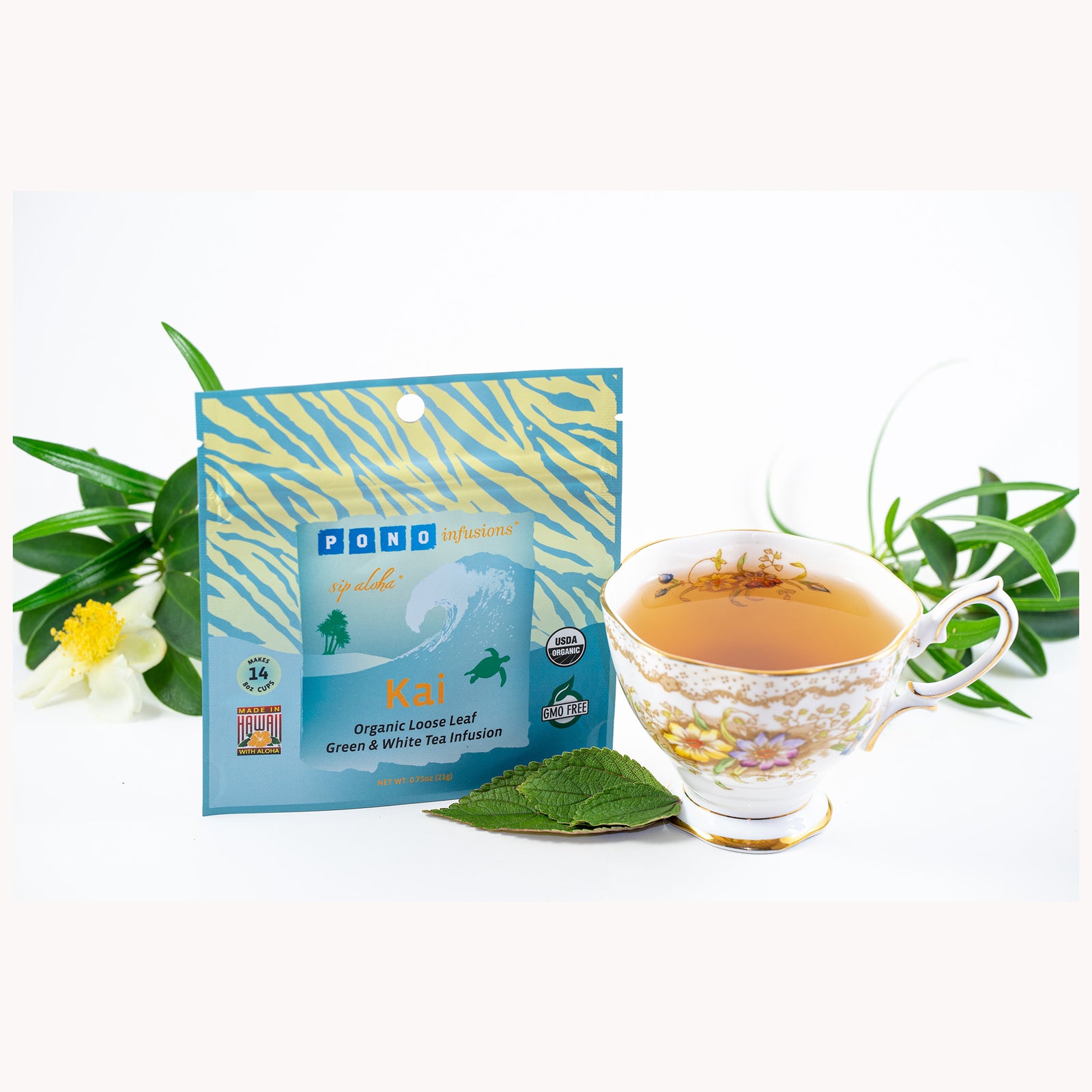 Kai Organic Green & White Tea Loose Leaf Infusion